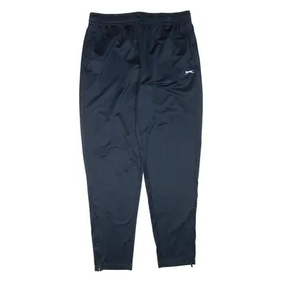 SLAZENGER Mens Track Pants Blue Tapered 2XL W36 L31