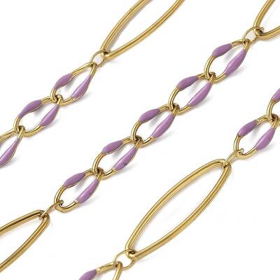 304 Stainless Steel Enamel Link Chains