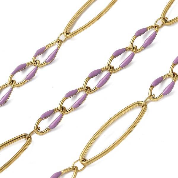 304 Stainless Steel Enamel Link Chains