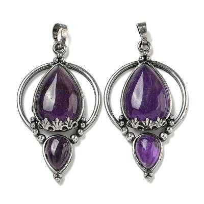 Natural Amethyst Pendants