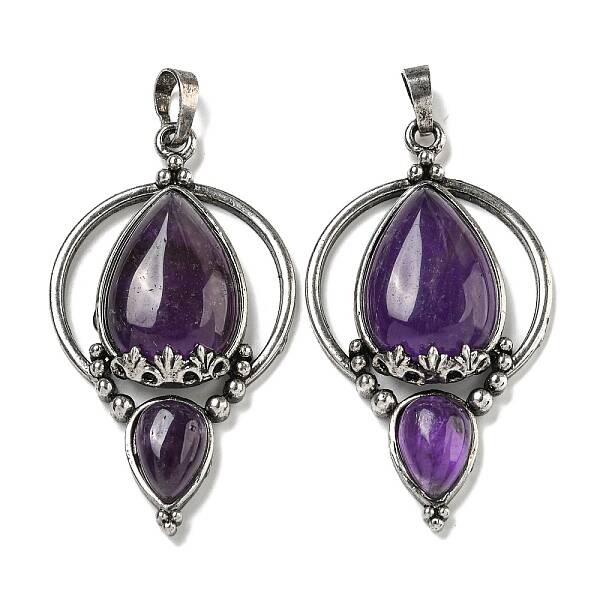 Natural Amethyst Pendants