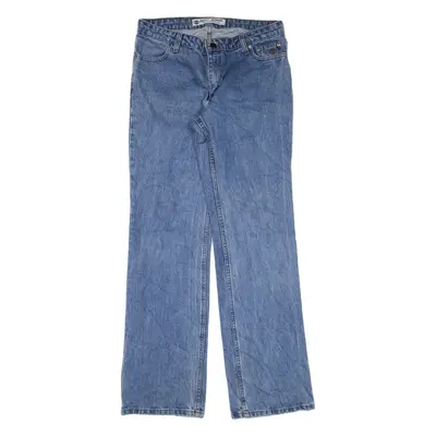 HARLEY DAVIDSON Womens Jeans Blue Regular Straight W32 L32