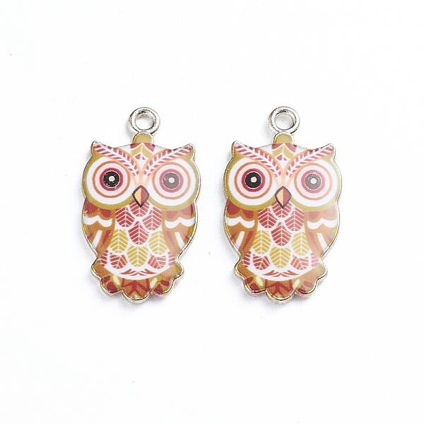 Alloy Enamel Pendants