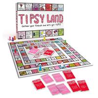 Tipsy Land Party Board Game - Fun Adult Drinking Game – Perfect for Girl's Night, Bachelorette Party - Created by Two Women...