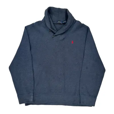Ralph Lauren Jumper - XL Blue Cotton