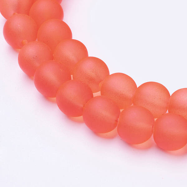 Transparent Glass Bead Strands