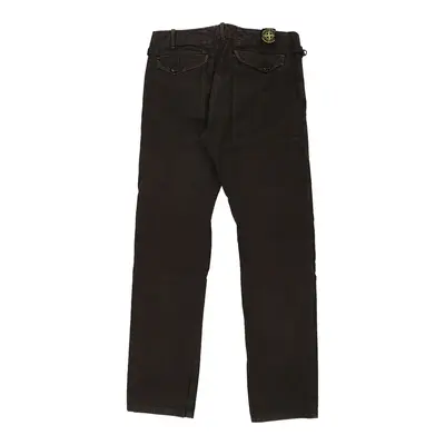 Stone Island Trousers - 34W 34L Brown Cotton | Size: 34