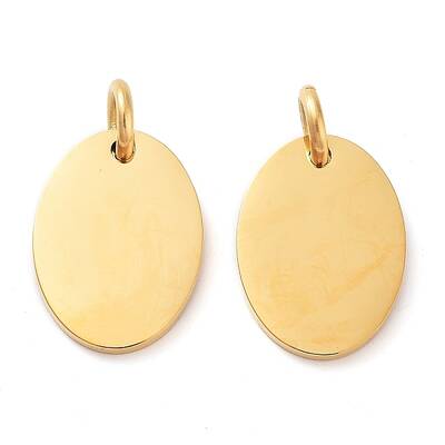 304 Stainless Steel Stamping Blank Tag Pendants