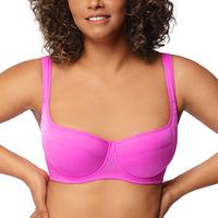 HSIA Starry Night Lightly Padded Lightly Lined Demi Plus Size Balconette Bra