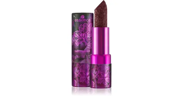 Essence In Bloom 'Light Lipstick Satin Color 01 Kisses At Midnight 3.5 g