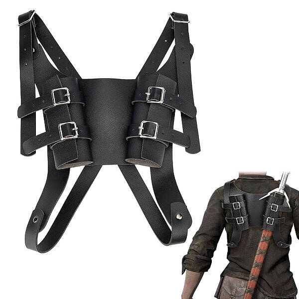 AHANDMAKER Medieval Sword Frog Leather Sword Holster