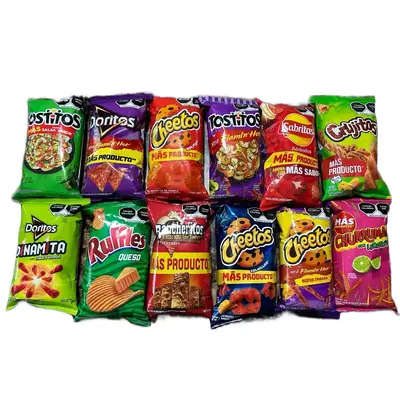 12 authentic mexican chips Snack  Crunchy