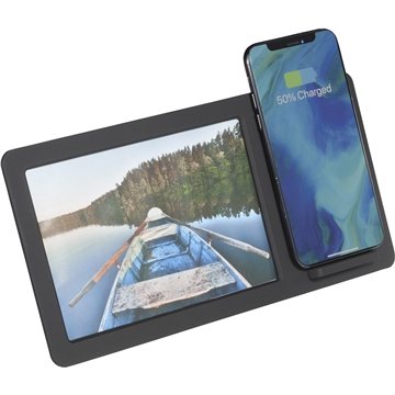 15 Customized Glimpse Photo Frame with Wireless Charging Pad - 4x6 ...