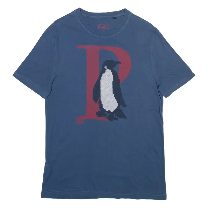 PENGUIN Mens T-Shirt Blue M