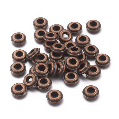 Tibetan Style Alloy Spacer Beads
