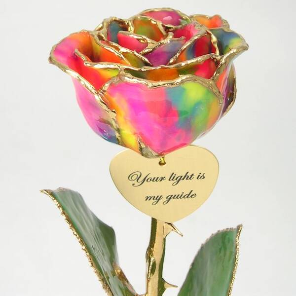 A Mother's Light 11 Personalized 24k Gold Rose Gift
