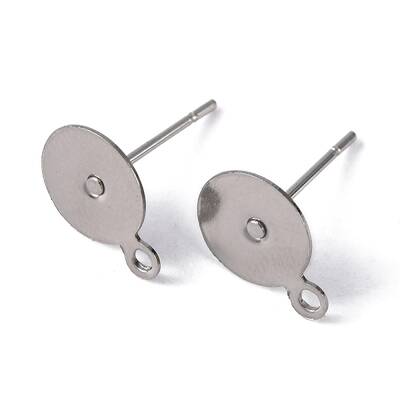 Non-Tarnish 304 Stainless Steel Stud Earring Findings