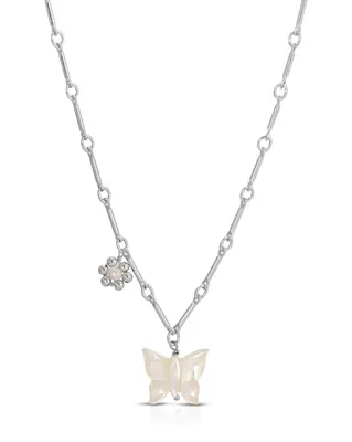 Tinley Necklace | Metal Color: Silver