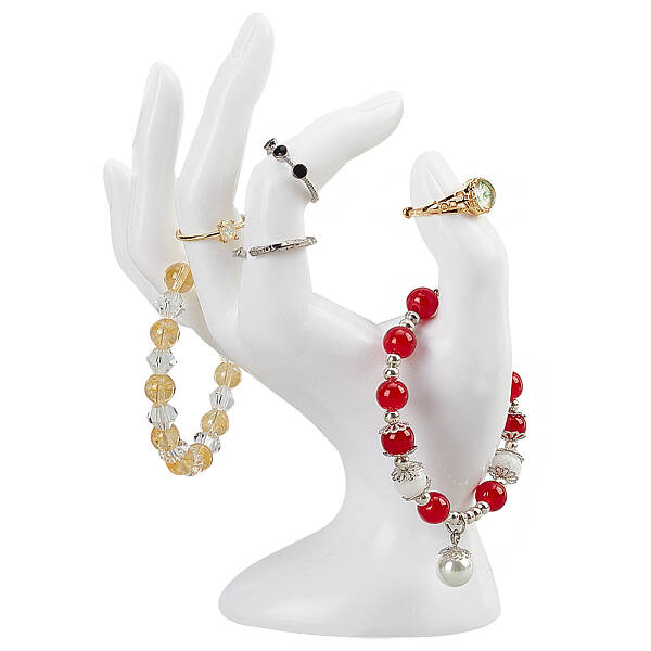 Plastic Mannequin Hand Jewelry Display Holder Stands
