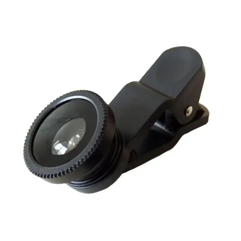180 Degree Fisheye Wide Angle Macro Camera Magnifying Glass (1 Set), Universal Mobile Phone Lens Clip, Mobile Phone Accessor...
