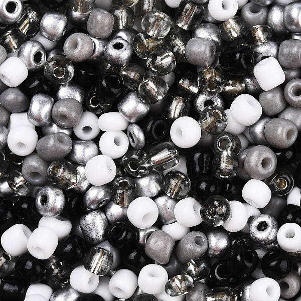 Opaque & Transparent Inside Colours Glass Seed Beads