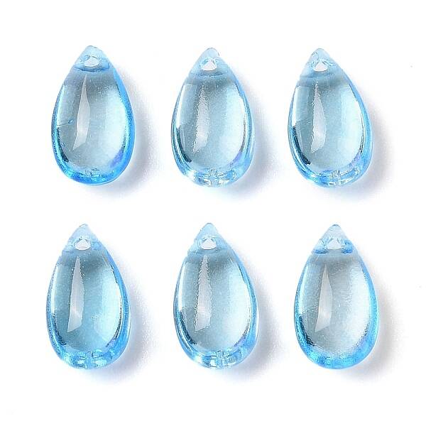 Transparent Glass Charms