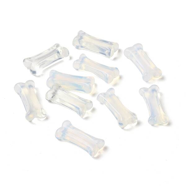 Opalite Dog Bone Shape Sculptures