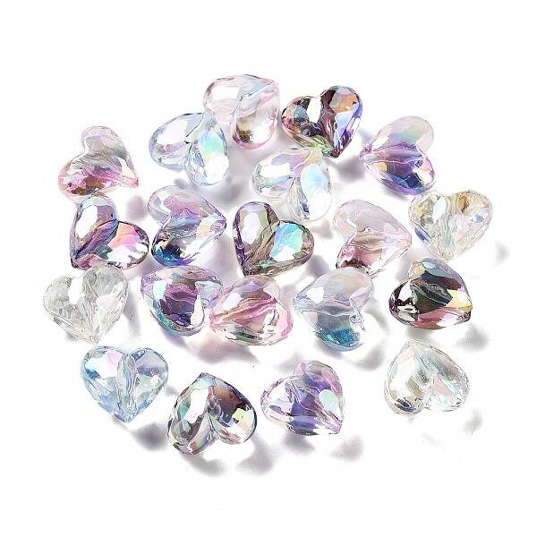 UV Plating Transparent Acrylic Beads