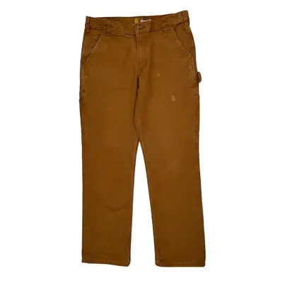 Carhartt Carpenter Trousers - 34W 30L Brown Cotton Blend | Size: 34″ waist