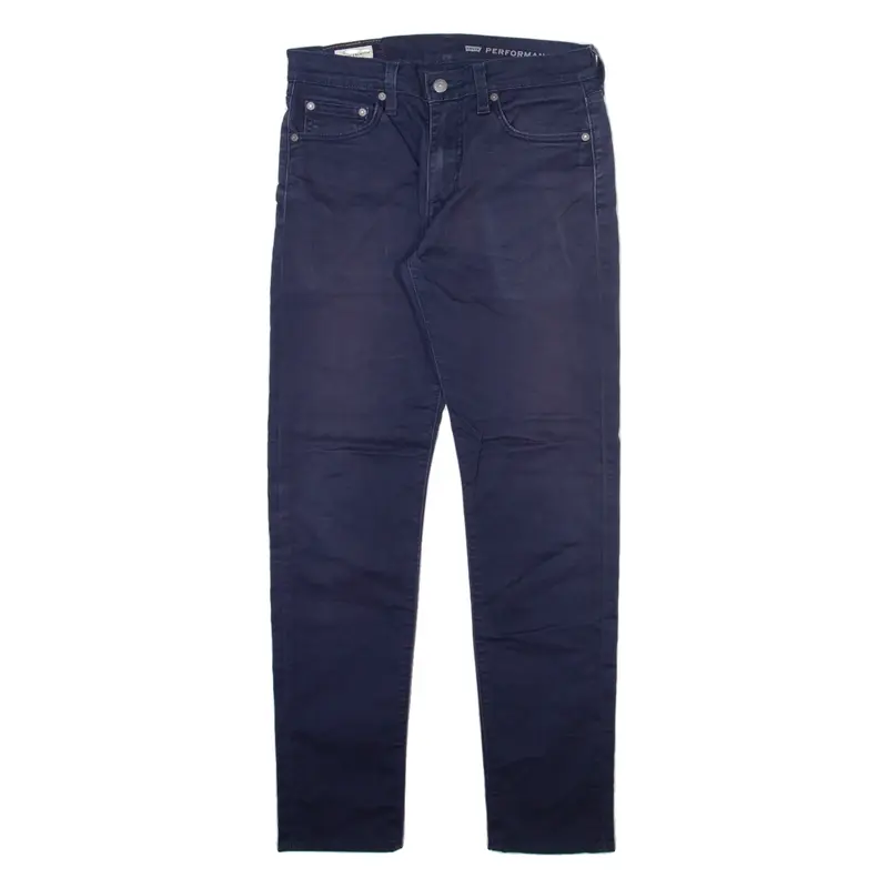LEVI'S 511 Mens Trousers Blue Slim Straight W29 L32