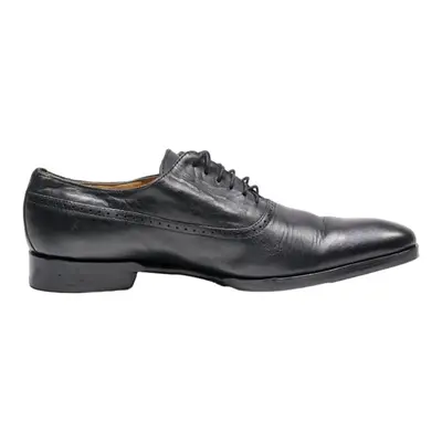 BEXLEY Brogue Shoes Black Leather Mens UK 9.5