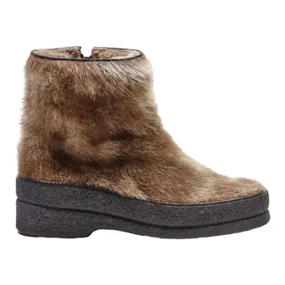 GS TAAD Ankle Boots Brown Synthetic Womens UK 7
