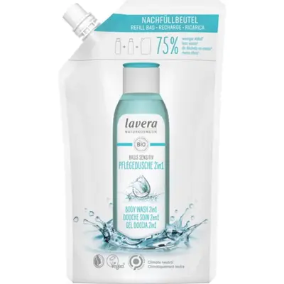 Lavera basis sensitive shower gel 2in1, 250 ml