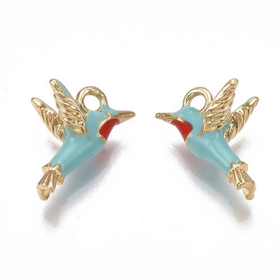 Brass Enamel Charms