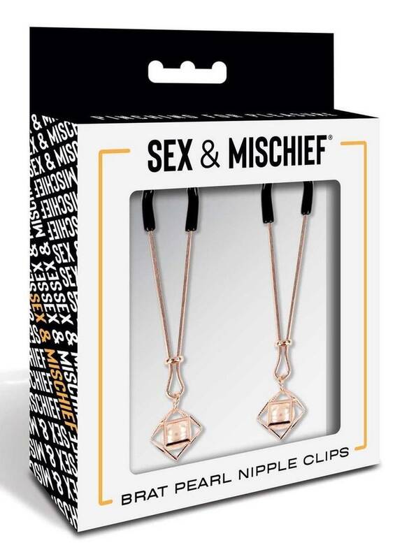 Sandm Brat Pearl Nipple Jewelry Rose Gold