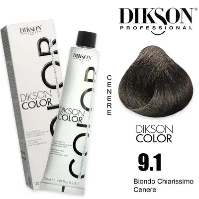 Dikson Color 120 Ml 9.1 - 9C Very Light Ash Blonde