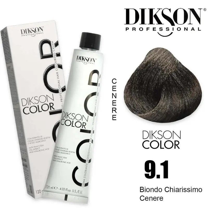 Dikson Color 120 Ml 9.1 - 9C Very Light Ash Blonde