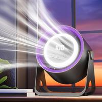 Summmer  gift, portable  fan, desktop lighting fans, 4 wind speeds, powered by 1800mAh battery, up to 8 hours, 3 placement op...