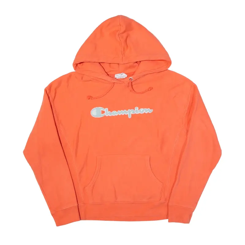 CHAMPION Reverse Weave Hoodie Pink Pullover Womens M