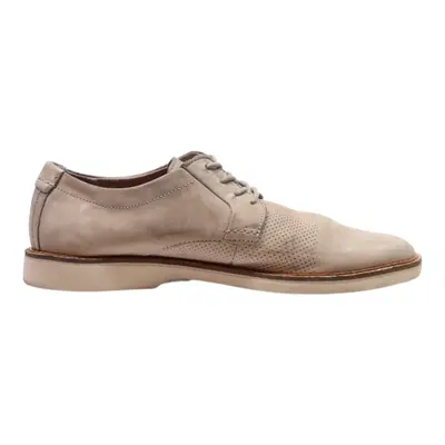 CLARKS Brogue Shoes Beige Leather Mens UK 8
