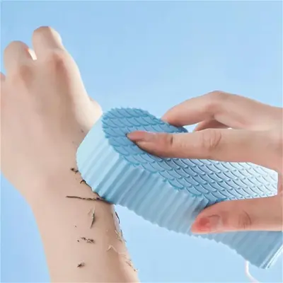 1 Piece Super Soft Exfoliating Bath Sponge, Ultra Soft Exfoliating Sponge Shower Brush, Bath Sponge Dead Skin Remover, Exfoli...