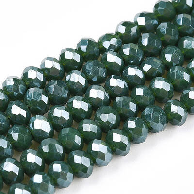 Electroplate Glass Beads Strands
