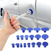 Short T bar Car Body Slide Hammer Set Car Body Slide Hammer Paintless Dent Repair Tool Puller Lifter Hail Removal Tool with 1...