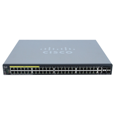 Cisco SG550X-48P-K9 | Small Business 550X Series SG550X-48P 48 x Ports PoE+ 10/100/1000Base-T + 2 x Ports 10GBase-T Combo SFP...