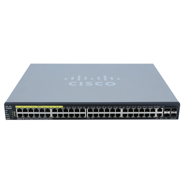 Cisco SG550X-48P-K9 | Small Business 550X Series SG550X-48P 48 x Ports PoE+ 10/100/1000Base-T + 2 x Ports 10GBase-T Combo SFP...