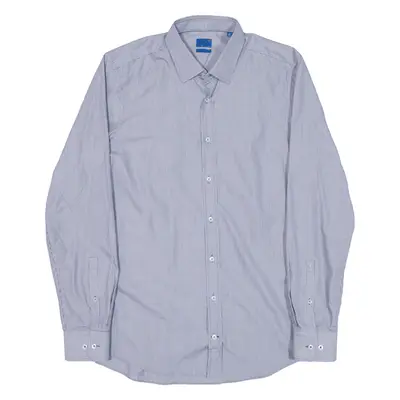 JOOP! Slim Shirt Blue Striped Long Sleeve Mens M