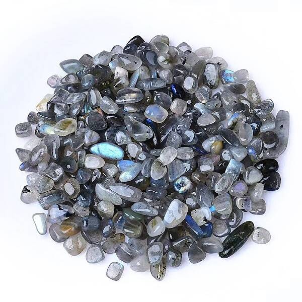 Natural Spectrolite Tumbled Chips