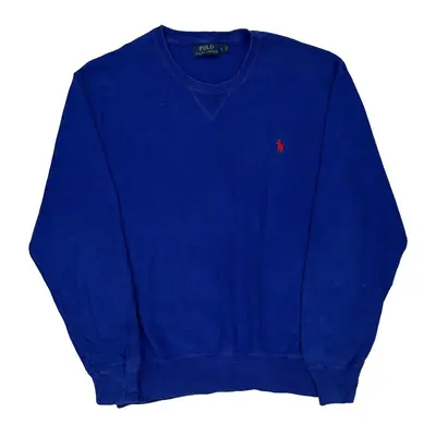 Ralph Lauren Sweatshirt - Large Blue Cotton