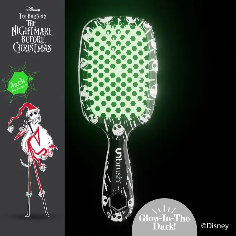Unbrush Detangling Hair Brush by FHI Heat - Disney Tim Burton's The Nightmare Before Christmas Collection