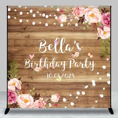 Feliz Cumpleanos Custom Birthday Party Backdrop - Aperturee